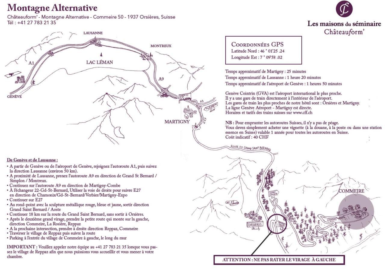 Montagne Alternative Hotel Orsieres Bagian luar foto